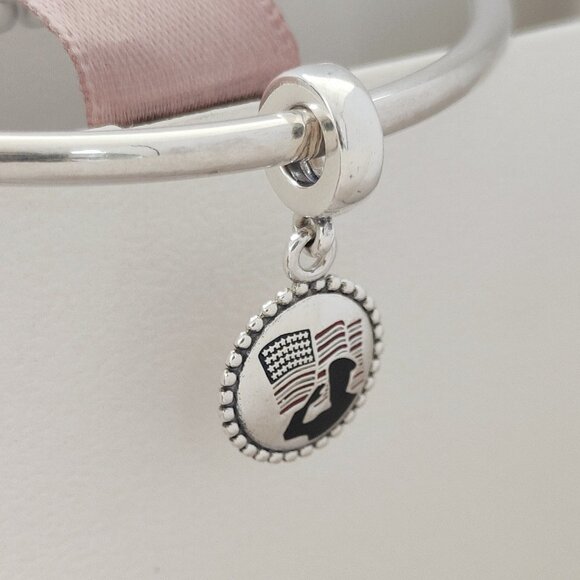 Pandora American Police Exclusive Dangle Charm with box - Picture 3 of 6